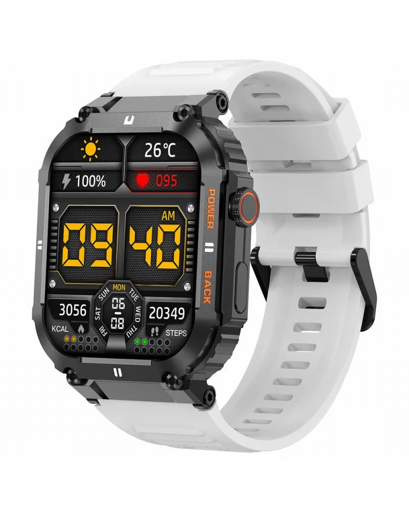 SMARTWATCH MĘSKI GRAVITY GT6-8 - WYKONYWANIE POŁĄCZEŃ, MONITOR SNU (sg020h)