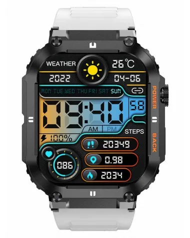 SMARTWATCH MĘSKI GRAVITY GT6-8 - WYKONYWANIE POŁĄCZEŃ, MONITOR SNU (sg020h)