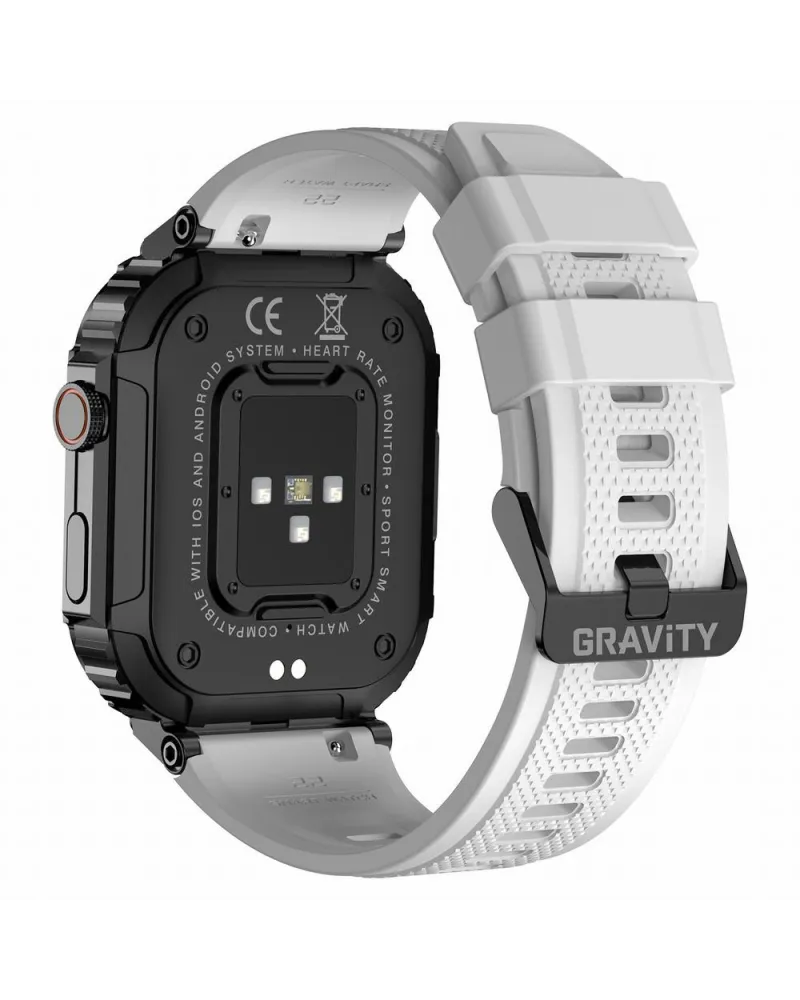 SMARTWATCH MĘSKI GRAVITY GT6-8 - WYKONYWANIE POŁĄCZEŃ, MONITOR SNU (sg020h)
