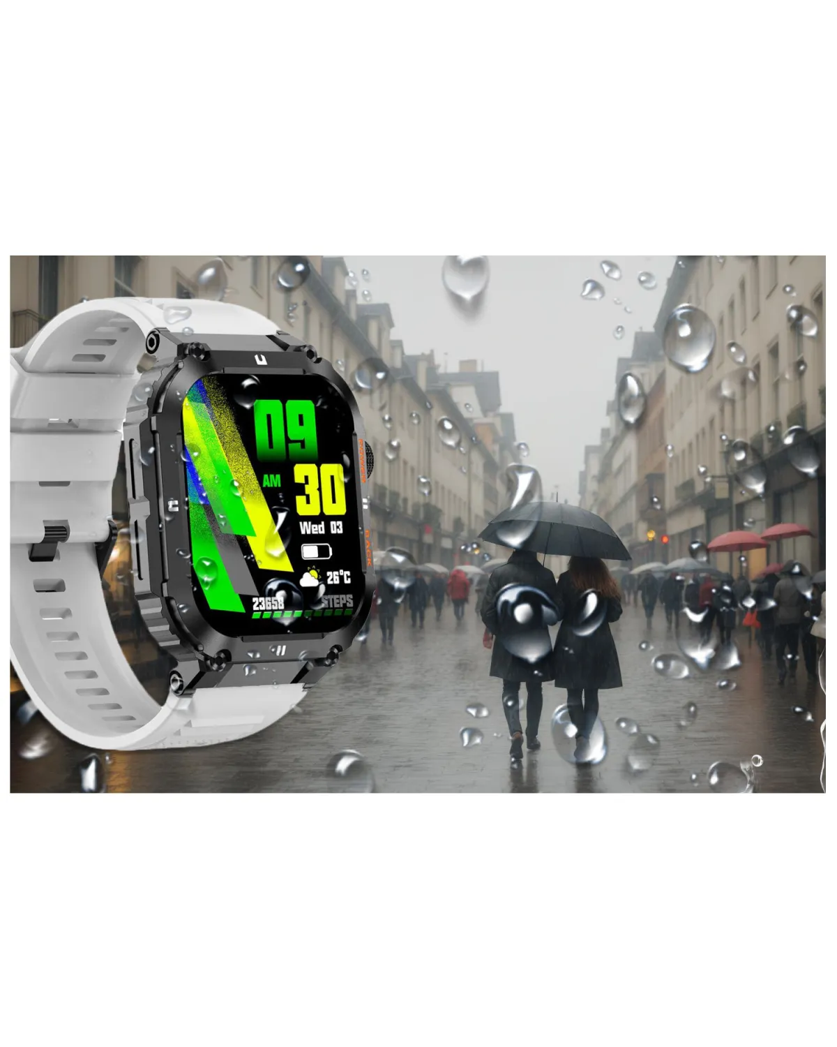 SMARTWATCH MĘSKI GRAVITY GT6-8 - WYKONYWANIE POŁĄCZEŃ, MONITOR SNU (sg020h)