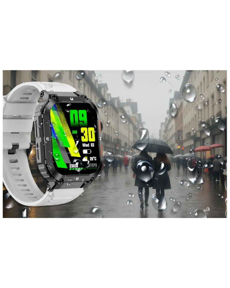 SMARTWATCH MĘSKI GRAVITY GT6-8 - WYKONYWANIE POŁĄCZEŃ, MONITOR SNU (sg020h)