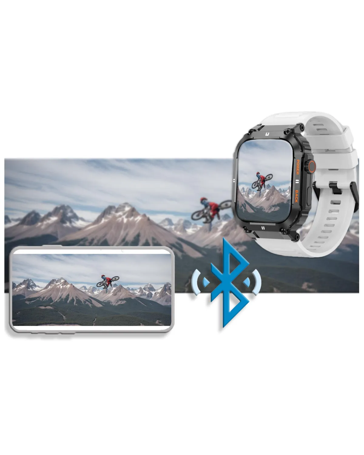 SMARTWATCH MĘSKI GRAVITY GT6-8 - WYKONYWANIE POŁĄCZEŃ, MONITOR SNU (sg020h)