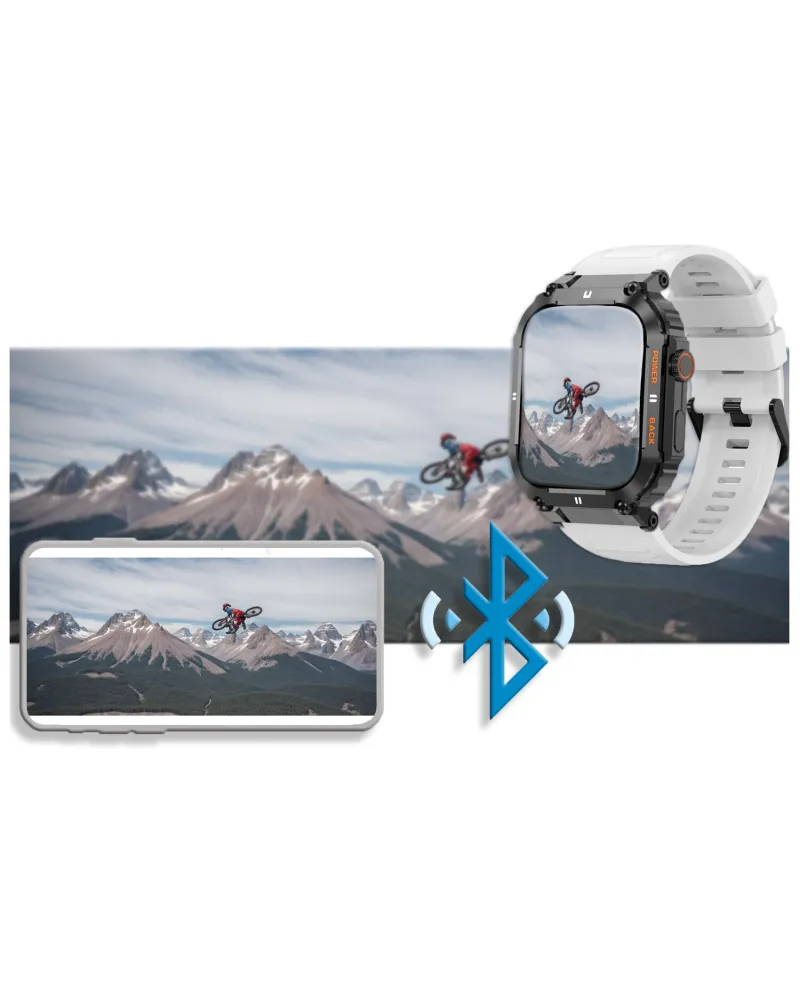 SMARTWATCH MĘSKI GRAVITY GT6-8 - WYKONYWANIE POŁĄCZEŃ, MONITOR SNU (sg020h)