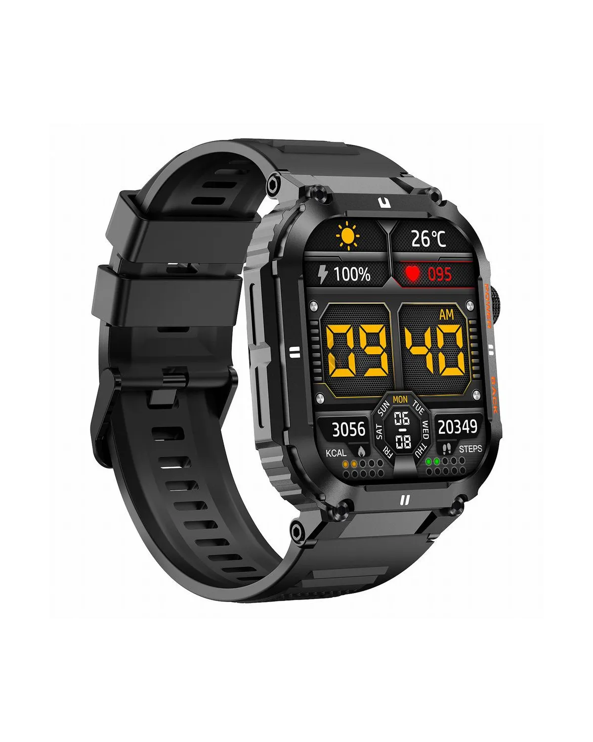 SMARTWATCH MĘSKI GRAVITY GT6-1 - WYKONYWANIE POŁĄCZEŃ, MONITOR SNU (sg020a)