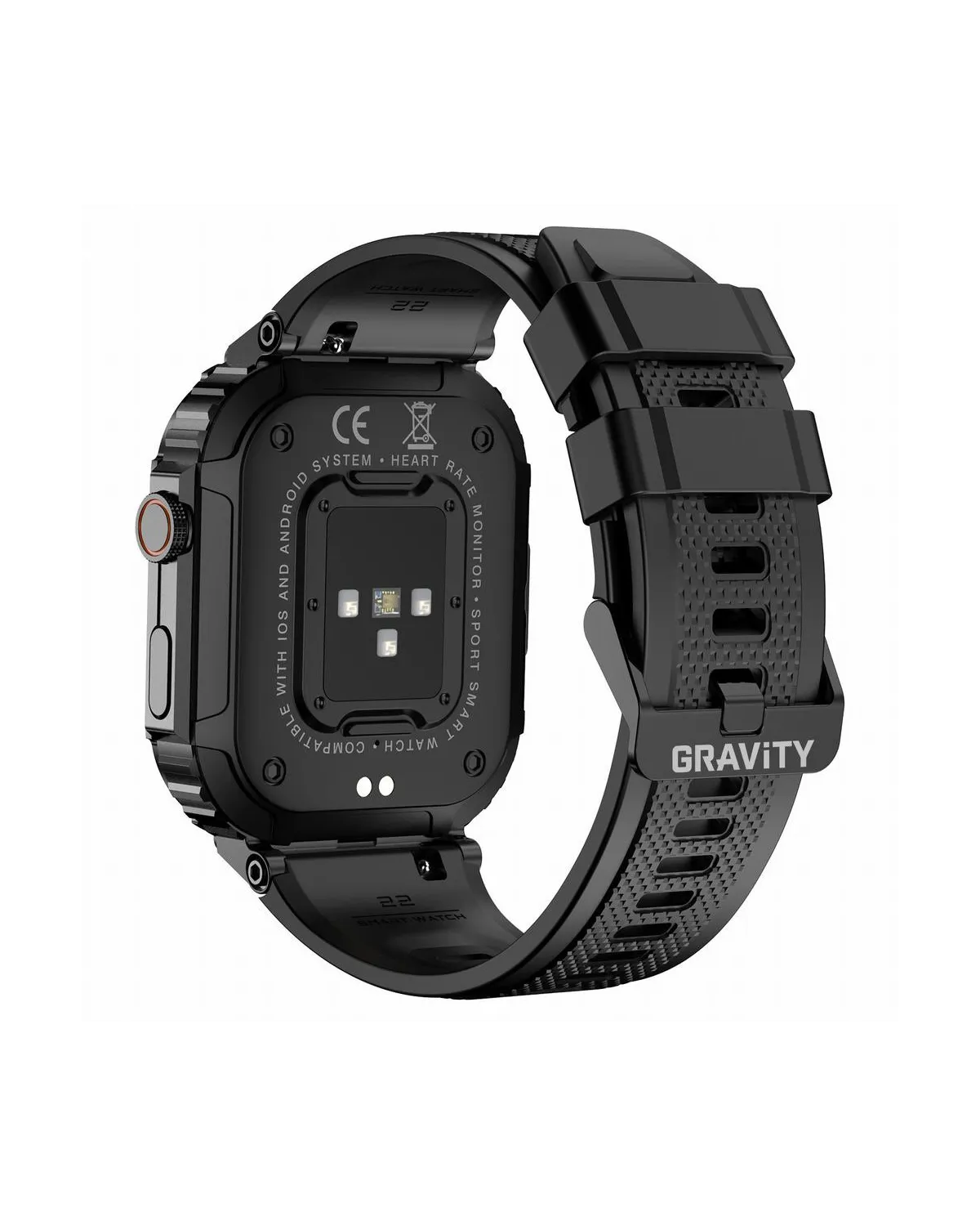 SMARTWATCH MĘSKI GRAVITY GT6-1 - WYKONYWANIE POŁĄCZEŃ, MONITOR SNU (sg020a)