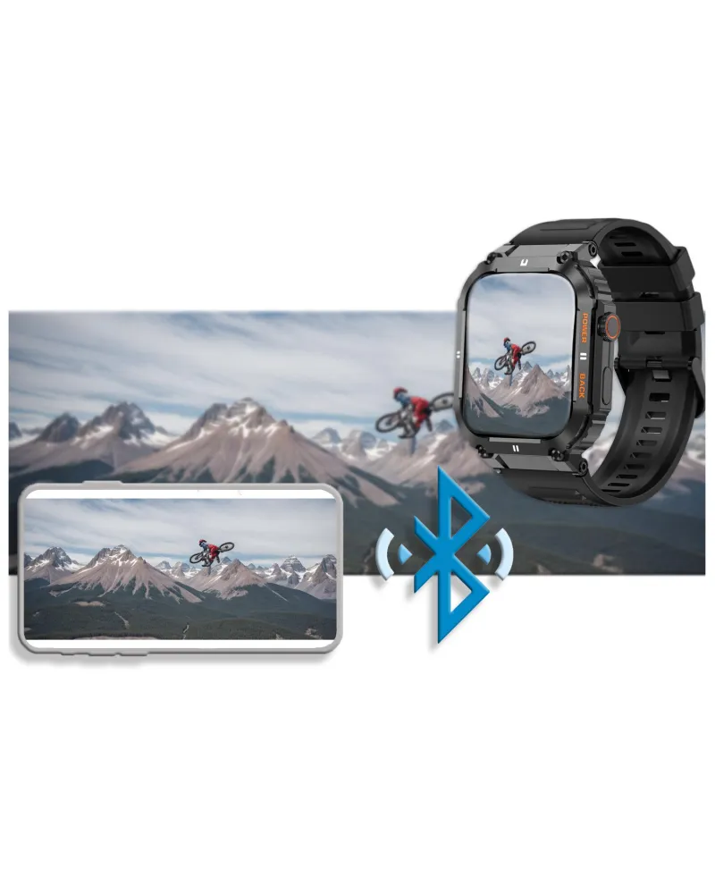 SMARTWATCH MĘSKI GRAVITY GT6-1 - WYKONYWANIE POŁĄCZEŃ, MONITOR SNU (sg020a)