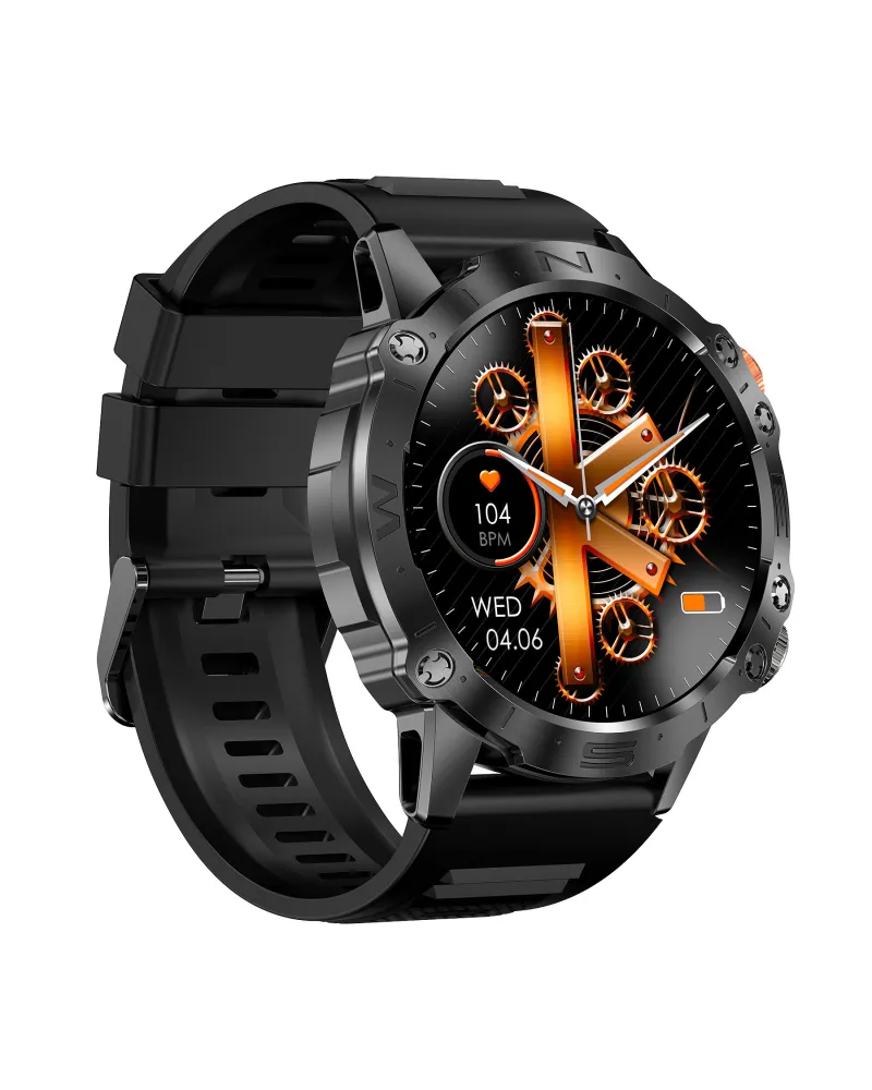 SMARTWATCH MĘSKI GRAVITY GT20-3 - AMOLED, DODATKOWY PASEK (sg024c)