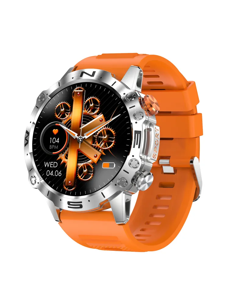 SMARTWATCH MĘSKI GRAVITY GT20-4 - AMOLED, DODATKOWY PASEK (sg024d)