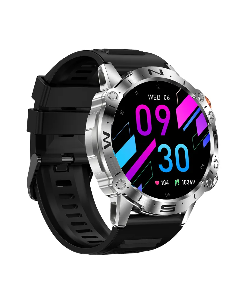 SMARTWATCH MĘSKI GRAVITY GT20-4 - AMOLED, DODATKOWY PASEK (sg024d)