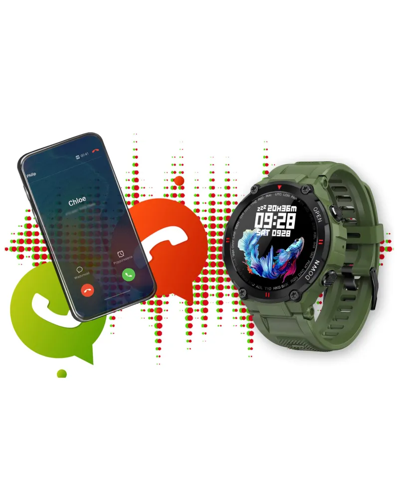 SMARTWATCH MĘSKI GRAVITY GT7-3 - WYKONYWANIE POŁĄCZEŃ (sg016c) SMARTWATCH MĘSKI GRAVITY GT7-3 - WYKONYWANIE POŁĄCZEŃ (sg016c)