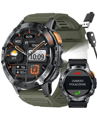 SMARTWATCH MĘSKI GRAVITY GT22-5 - AMOLED, DODATKOWY PASEK (sg030e)