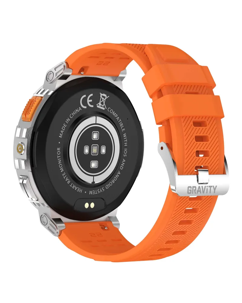 SMARTWATCH MĘSKI GRAVITY GT23-4 - LATARKA, DODATKOWY PASEK (sg031d) SMARTWATCH MĘSKI GRAVITY GT23-4 - LATARKA, DODATKOWY PASEK (sg031d)