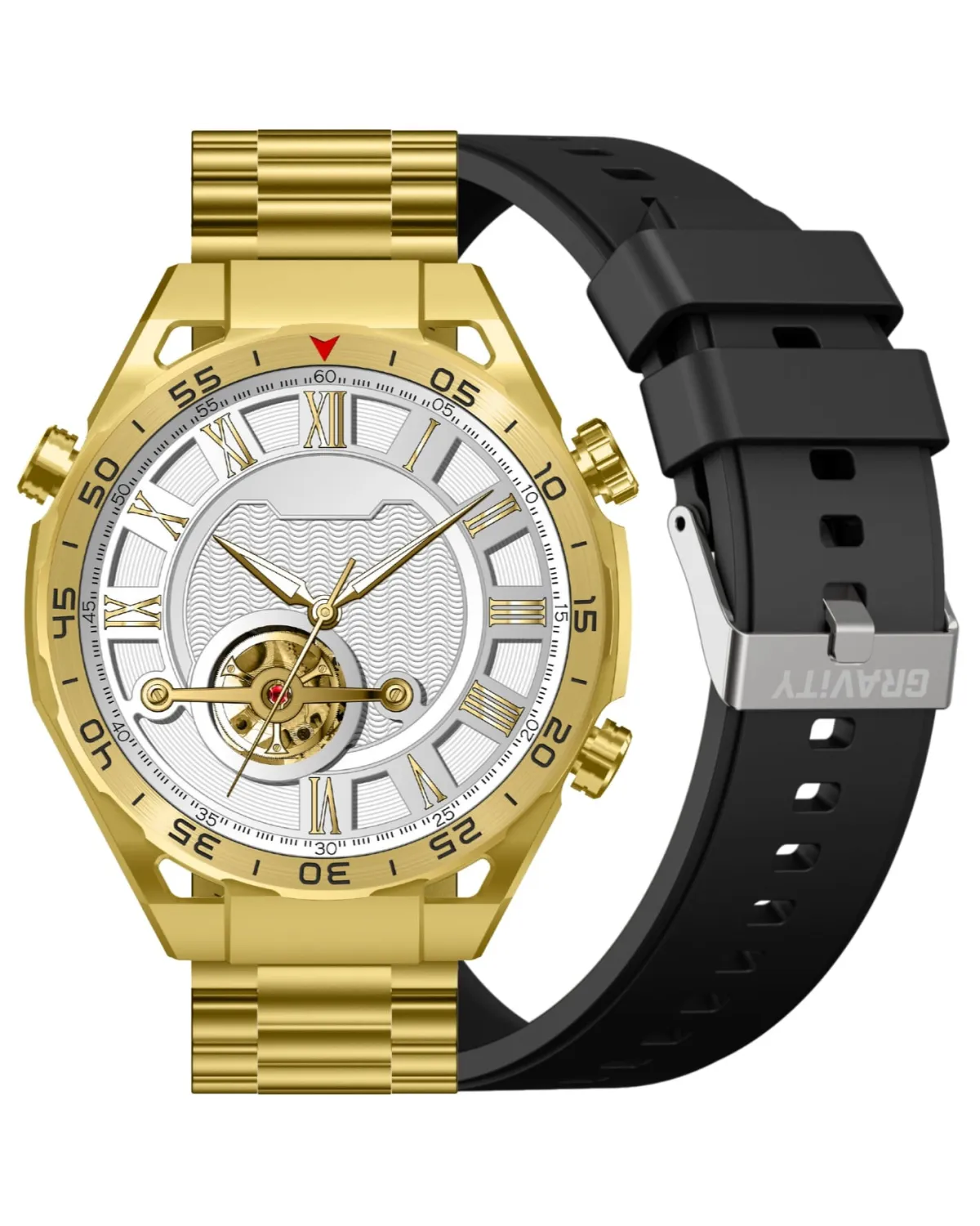 SMARTWATCH MĘSKI GRAVITY GT13-2 - DODATKOWY PASEK (sg028b) SMARTWATCH MĘSKI GRAVITY GT13-2 - DODATKOWY PASEK (sg028b)