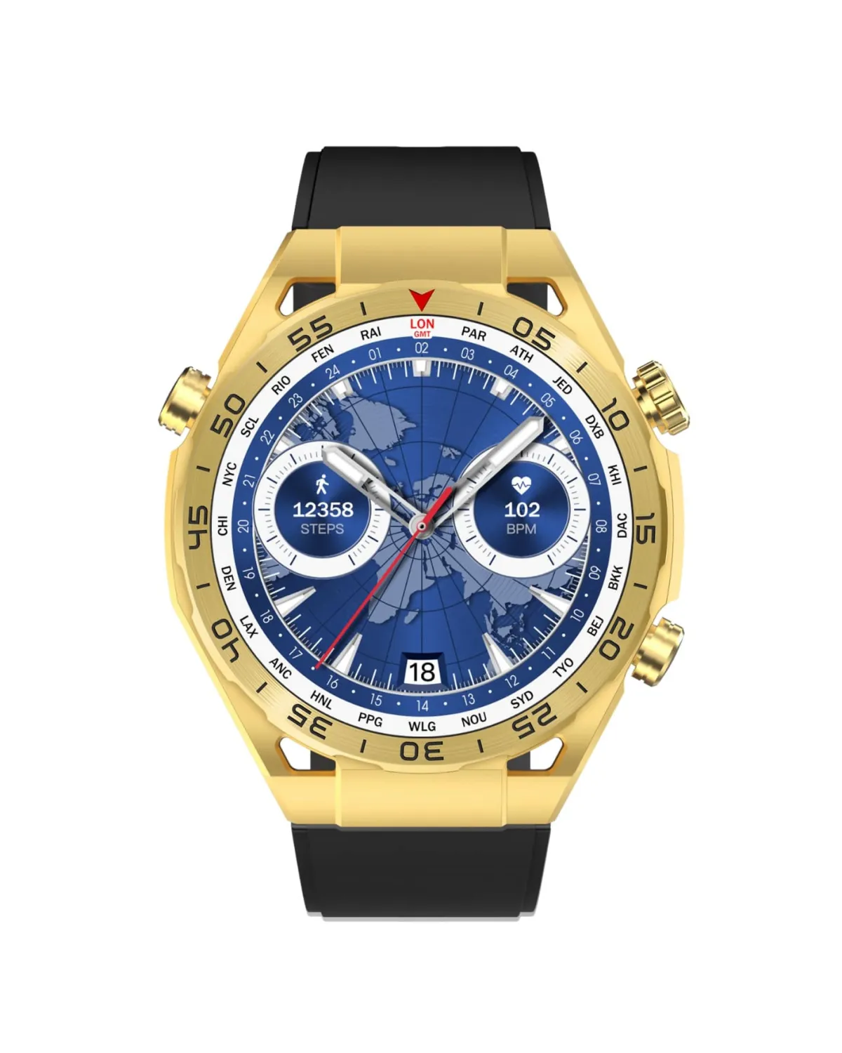 SMARTWATCH MĘSKI GRAVITY GT13-2 - DODATKOWY PASEK (sg028b) SMARTWATCH MĘSKI GRAVITY GT13-2 - DODATKOWY PASEK (sg028b)