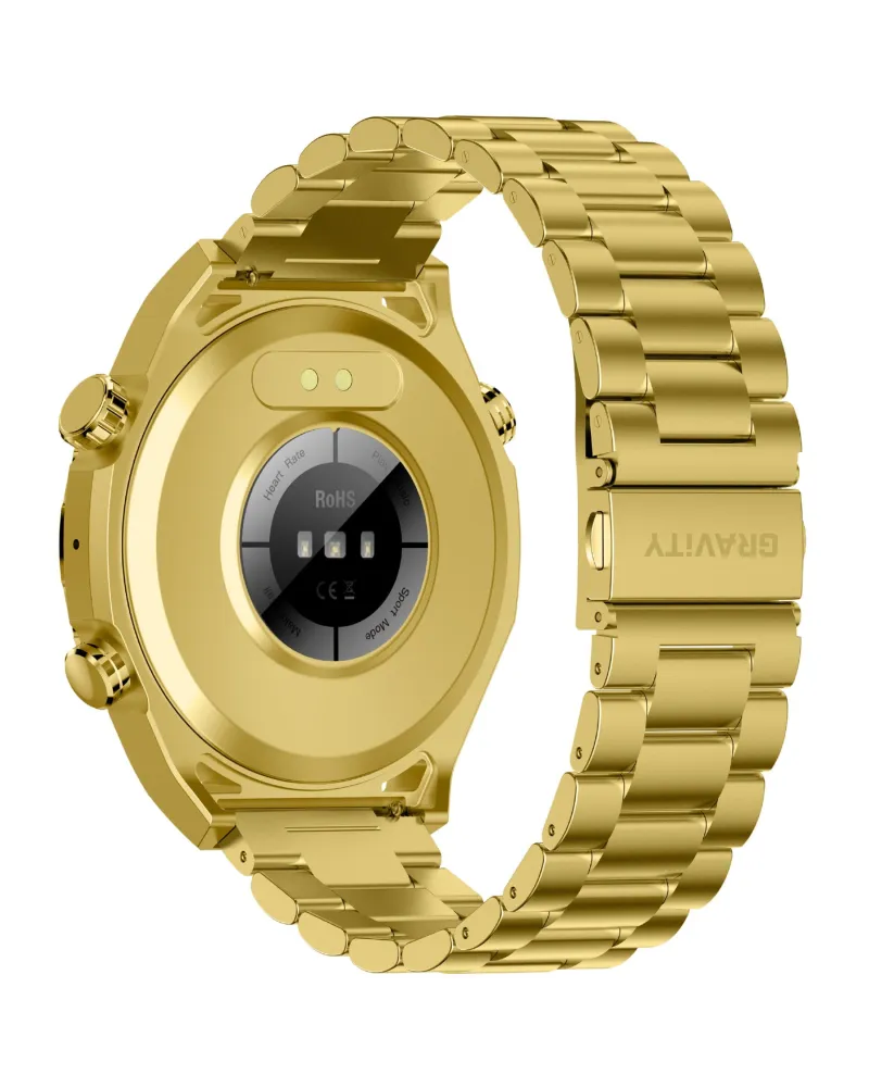 SMARTWATCH MĘSKI GRAVITY GT13-3 - DODATKOWY PASEK (sg028c)