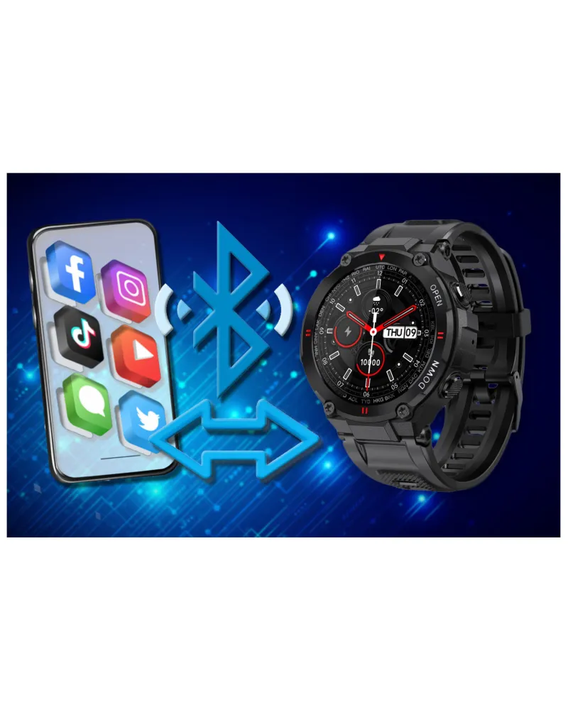 SMARTWATCH MĘSKI GRAVITY GT7-1 - WYKONYWANIE POŁĄCZEŃ (sg016a) SMARTWATCH MĘSKI GRAVITY GT7-1 - WYKONYWANIE POŁĄCZEŃ (sg016a)