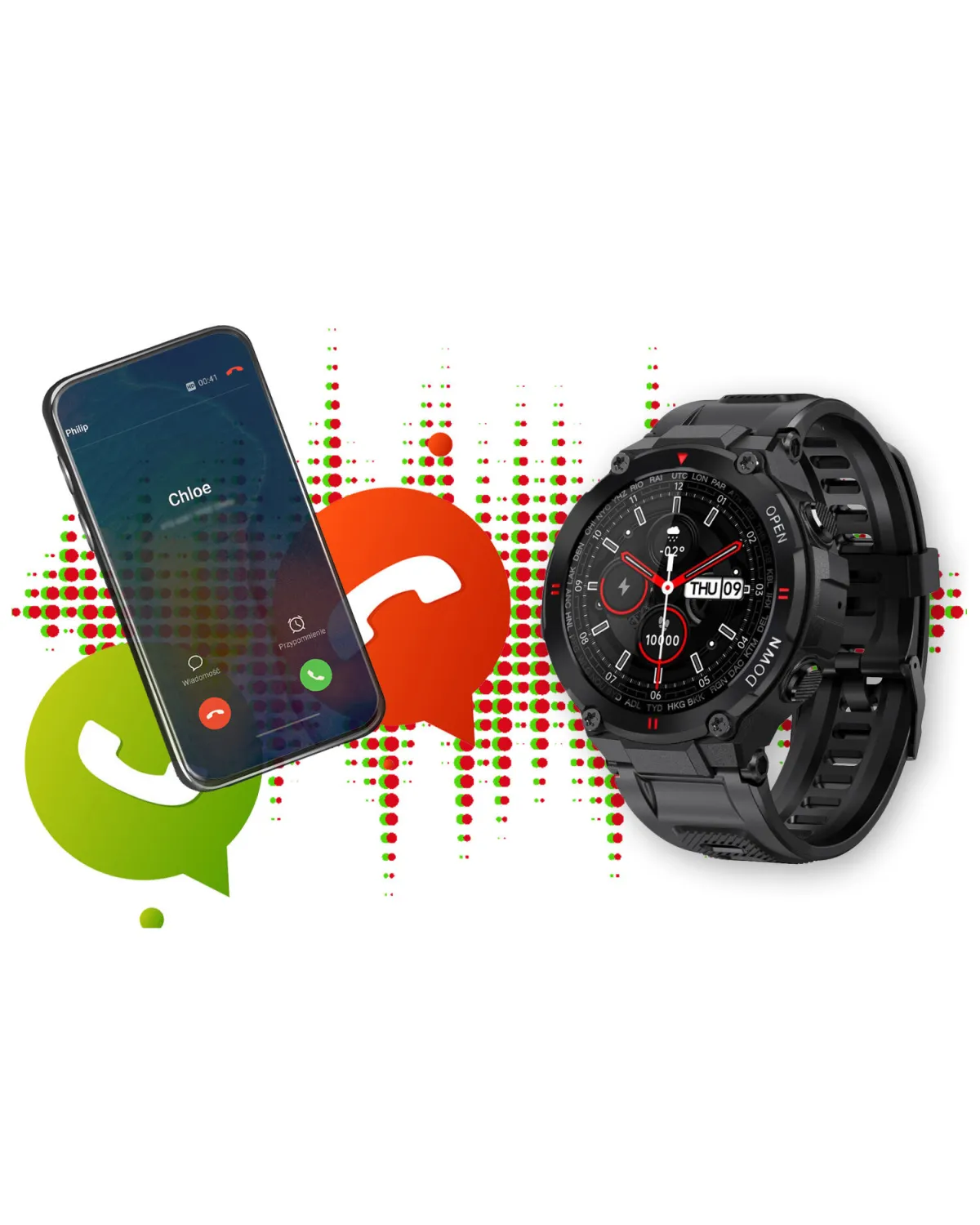 SMARTWATCH MĘSKI GRAVITY GT7-1 - WYKONYWANIE POŁĄCZEŃ (sg016a) SMARTWATCH MĘSKI GRAVITY GT7-1 - WYKONYWANIE POŁĄCZEŃ (sg016a)