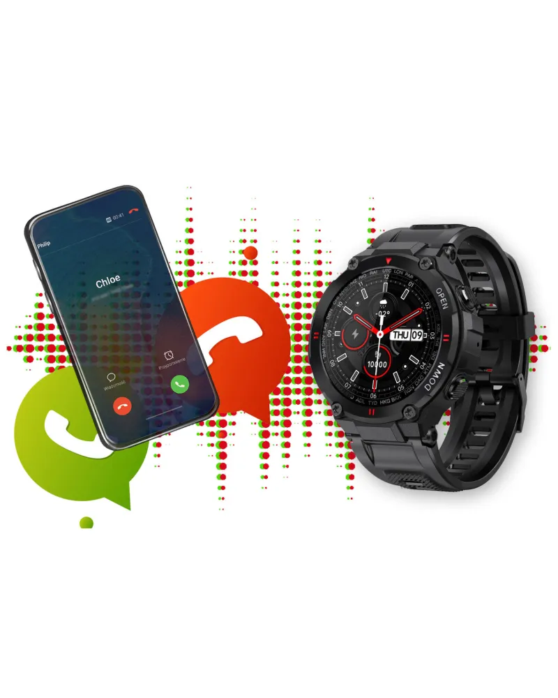 SMARTWATCH MĘSKI GRAVITY GT7-1 - WYKONYWANIE POŁĄCZEŃ (sg016a) SMARTWATCH MĘSKI GRAVITY GT7-1 - WYKONYWANIE POŁĄCZEŃ (sg016a)