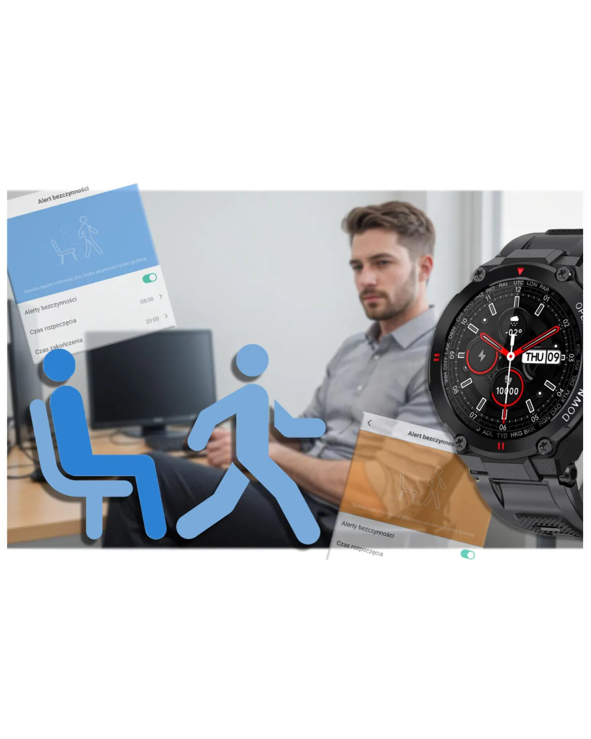 SMARTWATCH MĘSKI GRAVITY GT7-1 - WYKONYWANIE POŁĄCZEŃ (sg016a) SMARTWATCH MĘSKI GRAVITY GT7-1 - WYKONYWANIE POŁĄCZEŃ (sg016a)