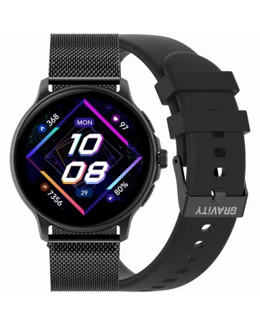 SMARTWATCH UNISEX GRAVITY GT12-1 - ROZMOWY BLUETOOTH, DODATKOWY PASEK (sg035a)