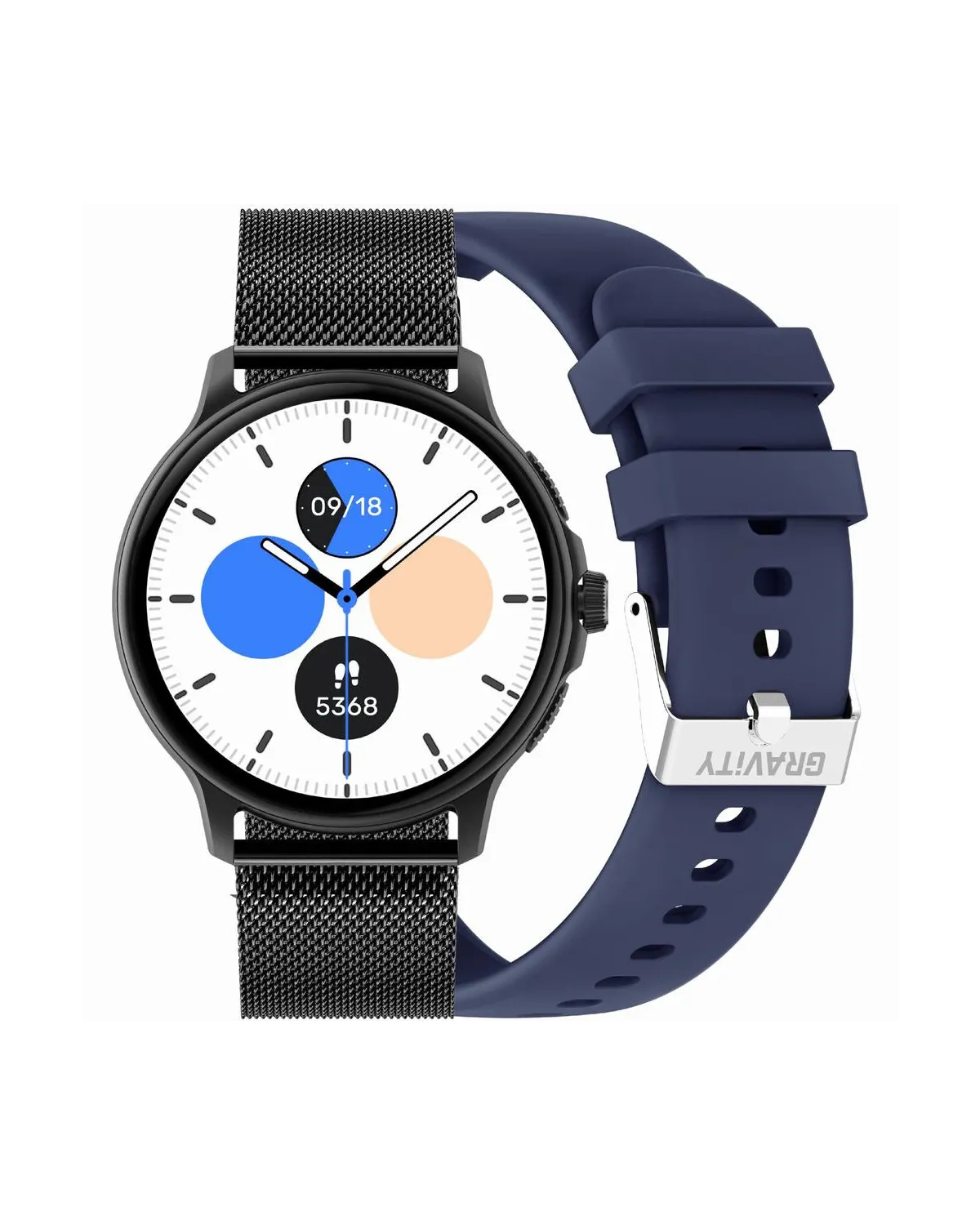 SMARTWATCH UNISEX GRAVITY GT12-2 - ROZMOWY BLUETOOTH, DODATKOWY PASEK (sg035b) SMARTWATCH UNISEX GRAVITY GT12-2 - ROZMOWY BLUETOOTH, DODATKOWY PASEK (sg035b)