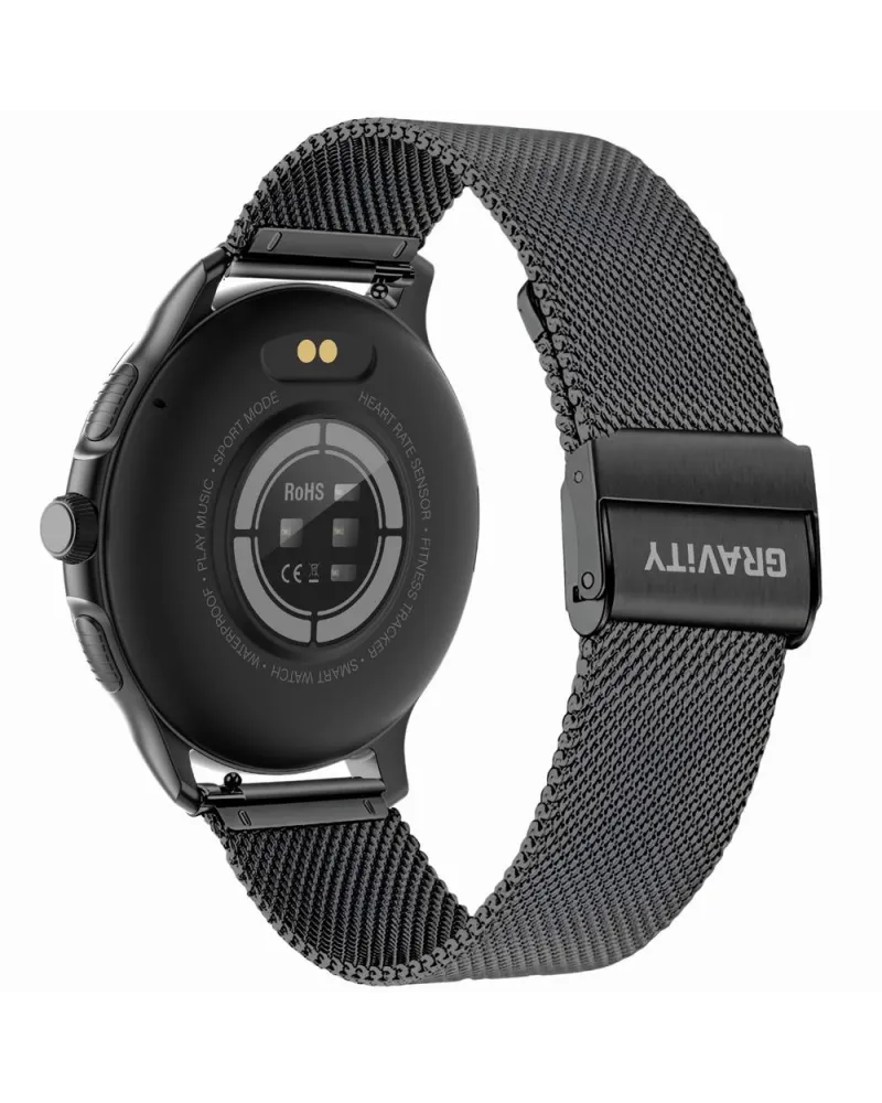 SMARTWATCH UNISEX GRAVITY GT12-2 - ROZMOWY BLUETOOTH, DODATKOWY PASEK (sg035b) SMARTWATCH UNISEX GRAVITY GT12-2 - ROZMOWY BLUETOOTH, DODATKOWY PASEK (sg035b)