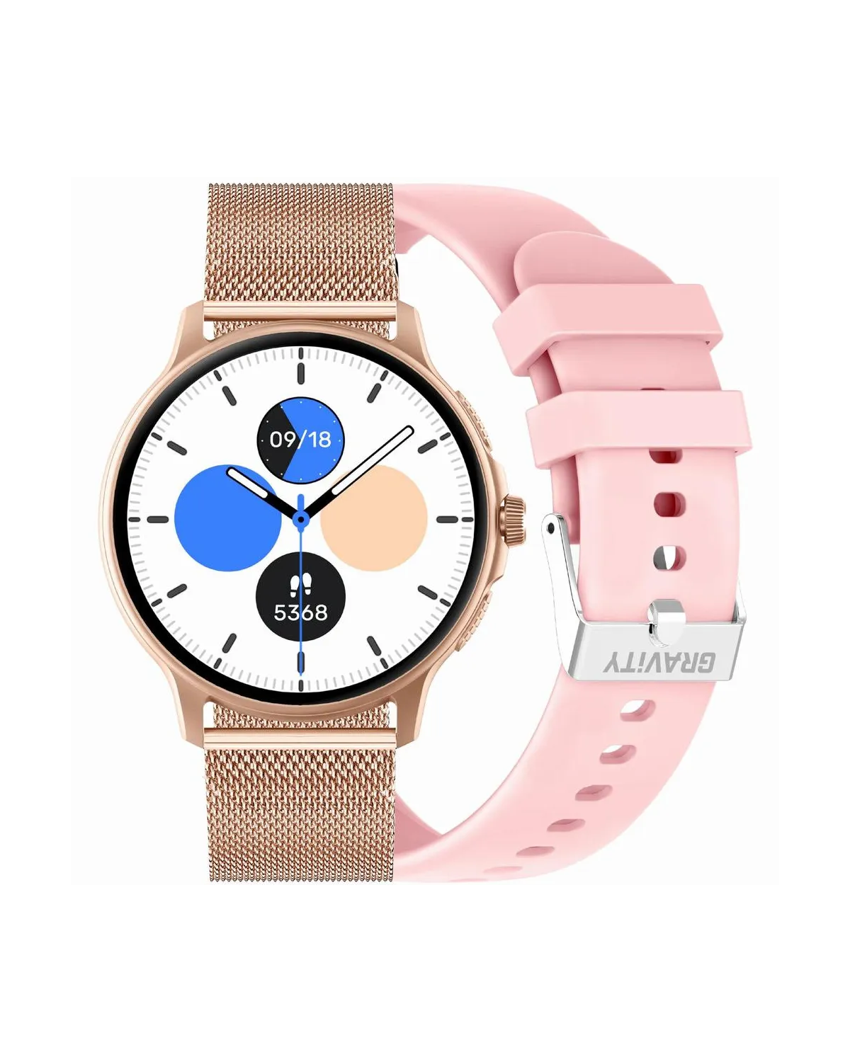 SMARTWATCH UNISEX GRAVITY GT12-3 - ROZMOWY BLUETOOTH, DODATKOWY PASEK (sg035c)