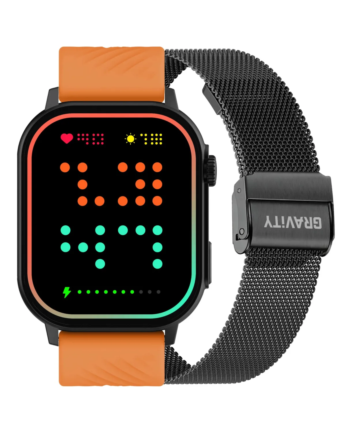 SMARTWATCH UNISEX GRAVITY GT15-2 - ROZMOWY BLUETOOTH, DODATKOWY PASEK (sg029b) SMARTWATCH UNISEX GRAVITY GT15-2 - ROZMOWY BLUETOOTH, DODATKOWY PASEK (sg029b)