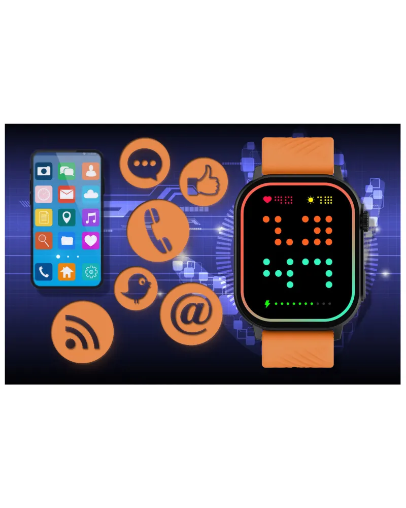 SMARTWATCH UNISEX GRAVITY GT15-2 - ROZMOWY BLUETOOTH, DODATKOWY PASEK (sg029b) SMARTWATCH UNISEX GRAVITY GT15-2 - ROZMOWY BLUETOOTH, DODATKOWY PASEK (sg029b)