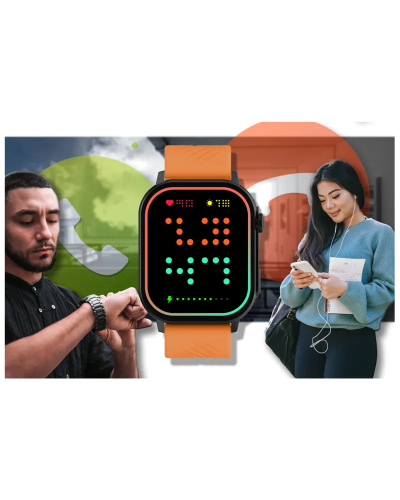 SMARTWATCH UNISEX GRAVITY GT15-2 - ROZMOWY BLUETOOTH, DODATKOWY PASEK (sg029b) SMARTWATCH UNISEX GRAVITY GT15-2 - ROZMOWY BLUETOOTH, DODATKOWY PASEK (sg029b)