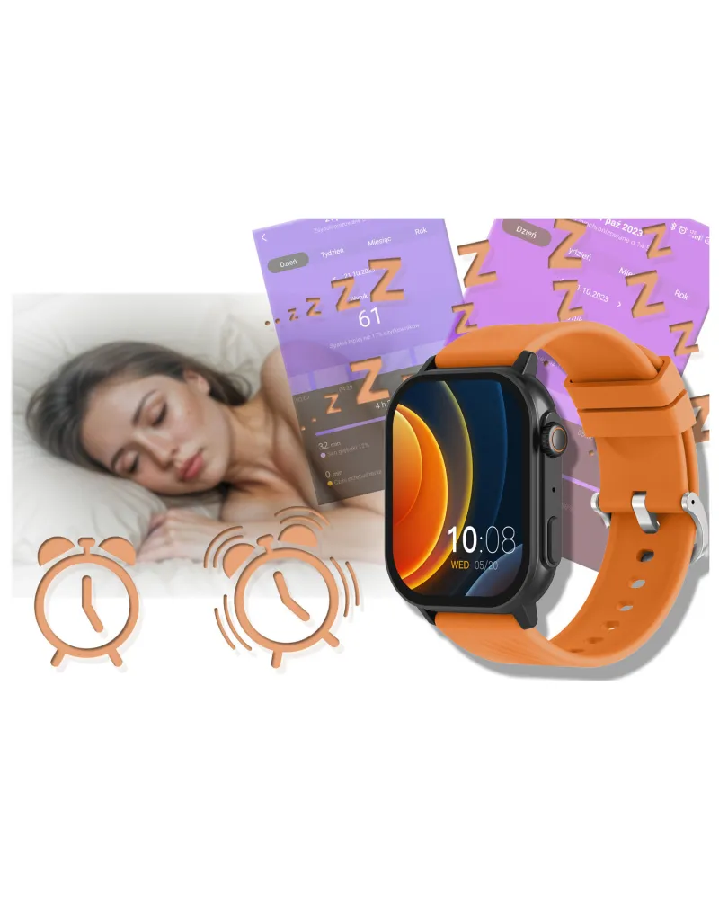 SMARTWATCH UNISEX GRAVITY GT15-2 - ROZMOWY BLUETOOTH, DODATKOWY PASEK (sg029b) SMARTWATCH UNISEX GRAVITY GT15-2 - ROZMOWY BLUETOOTH, DODATKOWY PASEK (sg029b)