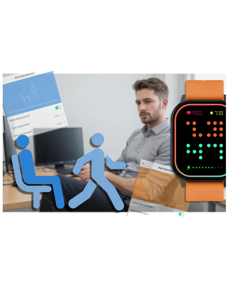 SMARTWATCH UNISEX GRAVITY GT15-2 - ROZMOWY BLUETOOTH, DODATKOWY PASEK (sg029b) SMARTWATCH UNISEX GRAVITY GT15-2 - ROZMOWY BLUETOOTH, DODATKOWY PASEK (sg029b)