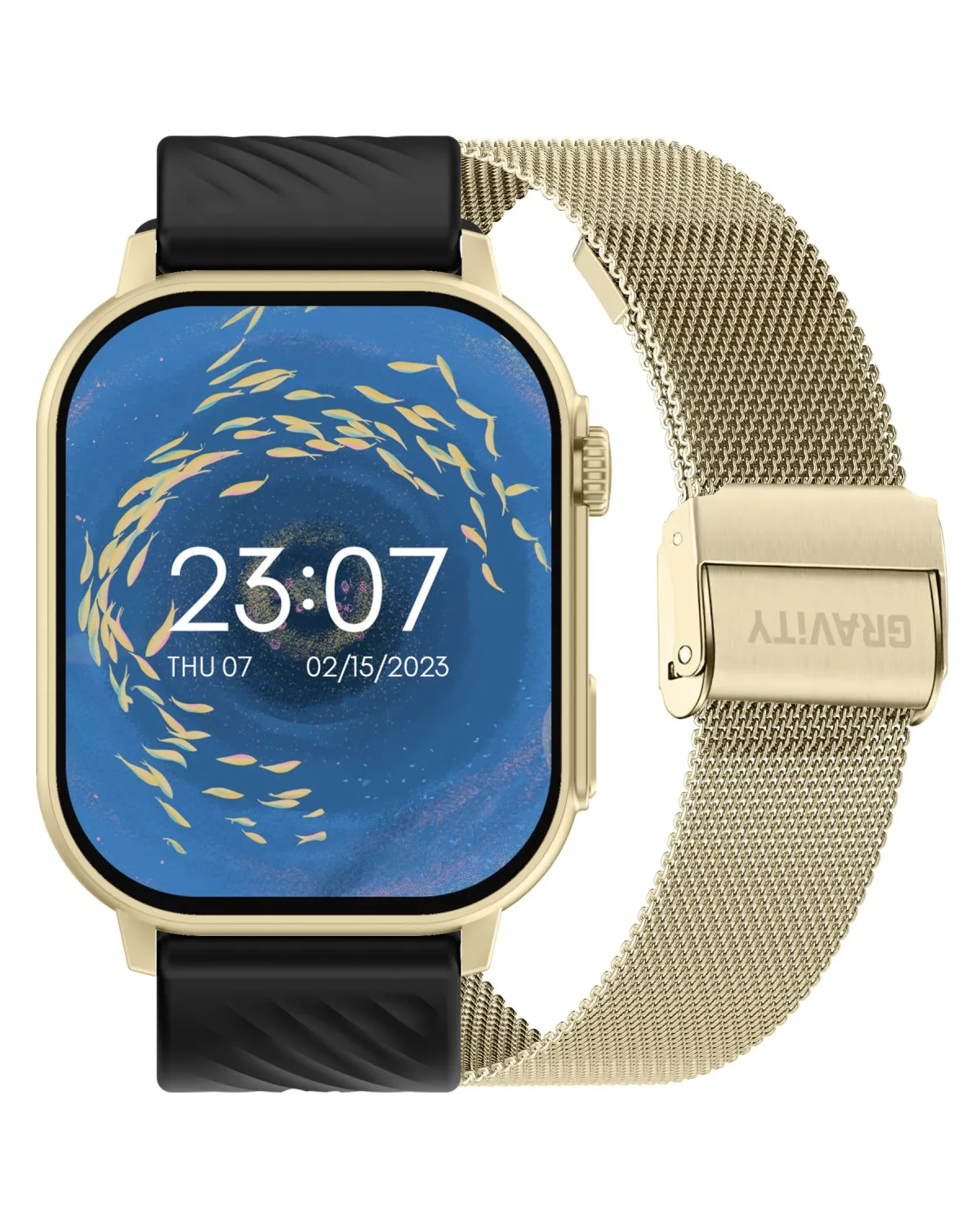 SMARTWATCH UNISEX GRAVITY GT15-6 - ROZMOWY BLUETOOTH, DODATKOWY PASEK (sg029f) SMARTWATCH UNISEX GRAVITY GT15-6 - ROZMOWY BLUETOOTH, DODATKOWY PASEK (sg029f)