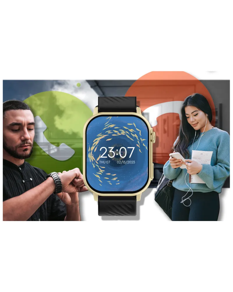 SMARTWATCH UNISEX GRAVITY GT15-6 - ROZMOWY BLUETOOTH, DODATKOWY PASEK (sg029f) SMARTWATCH UNISEX GRAVITY GT15-6 - ROZMOWY BLUETOOTH, DODATKOWY PASEK (sg029f)