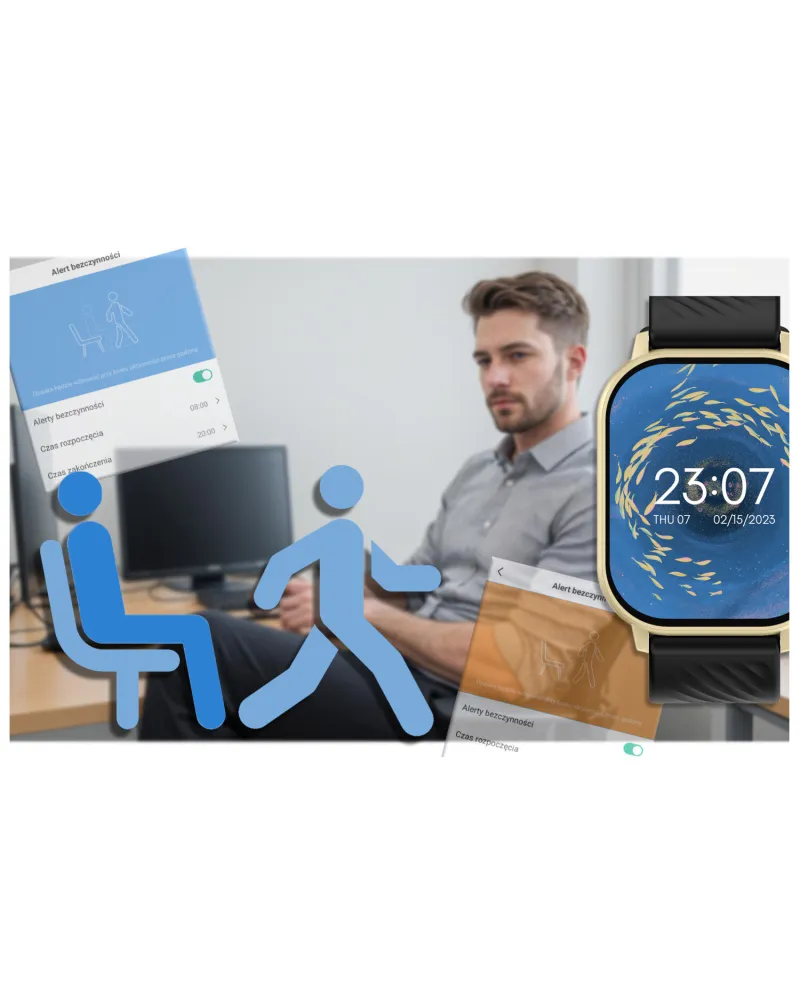SMARTWATCH UNISEX GRAVITY GT15-6 - ROZMOWY BLUETOOTH, DODATKOWY PASEK (sg029f) SMARTWATCH UNISEX GRAVITY GT15-6 - ROZMOWY BLUETOOTH, DODATKOWY PASEK (sg029f)
