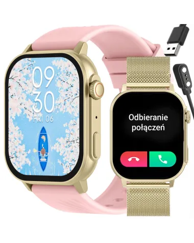 SMARTWATCH UNISEX GRAVITY GT15-7 - ROZMOWY BLUETOOTH, DODATKOWY PASEK (sg029g)