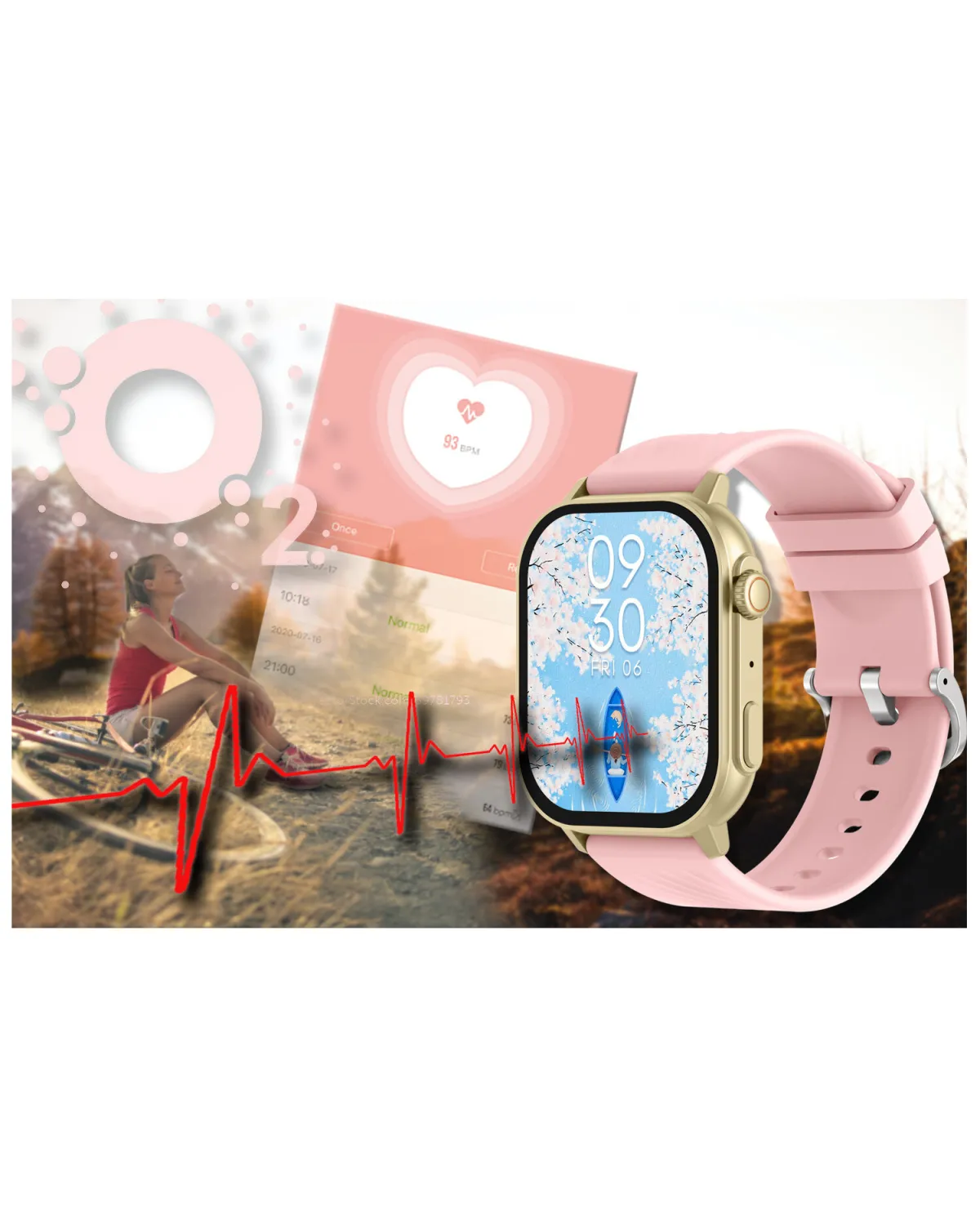 SMARTWATCH UNISEX GRAVITY GT15-7 - ROZMOWY BLUETOOTH, DODATKOWY PASEK (sg029g)