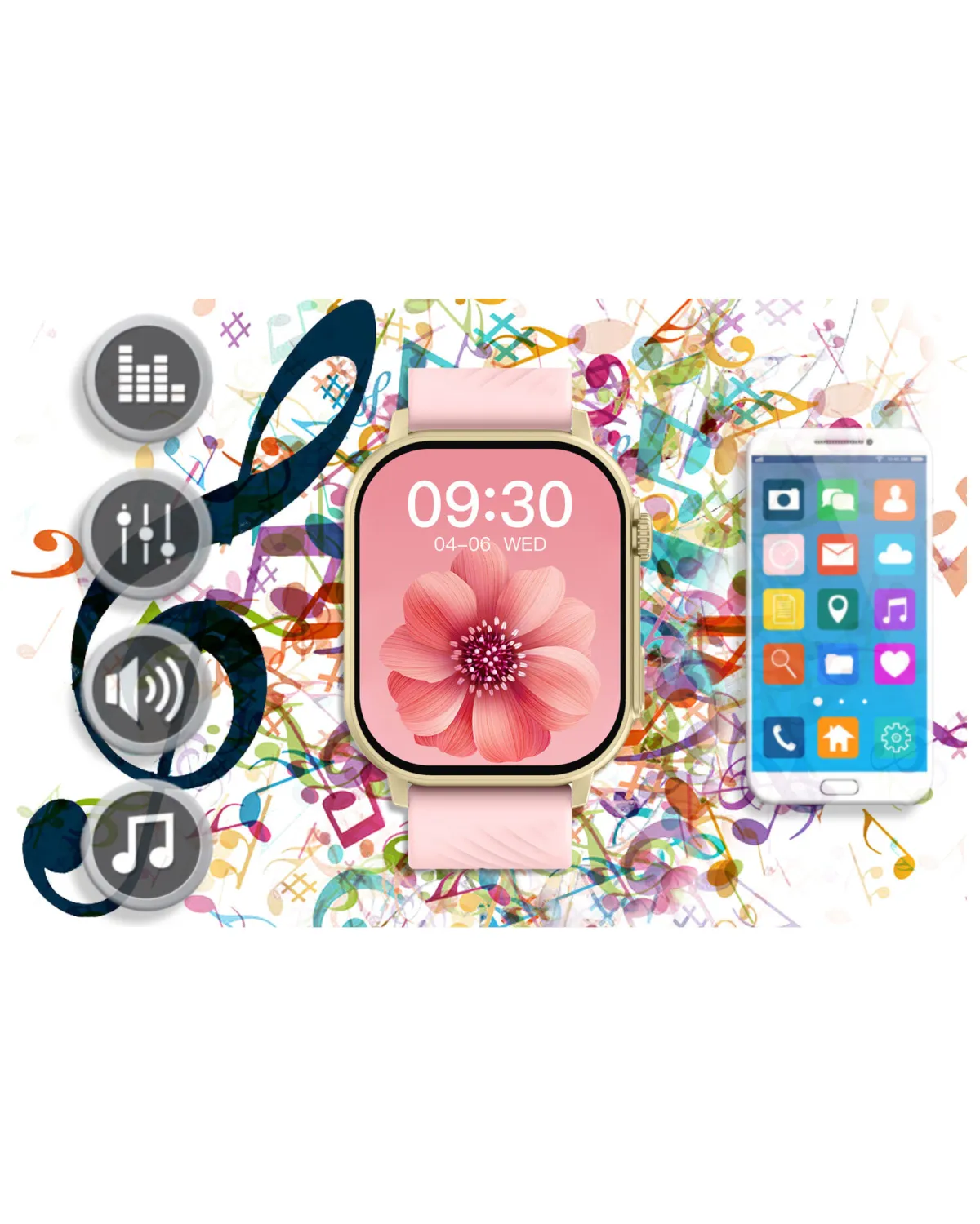 SMARTWATCH UNISEX GRAVITY GT15-7 - ROZMOWY BLUETOOTH, DODATKOWY PASEK (sg029g)