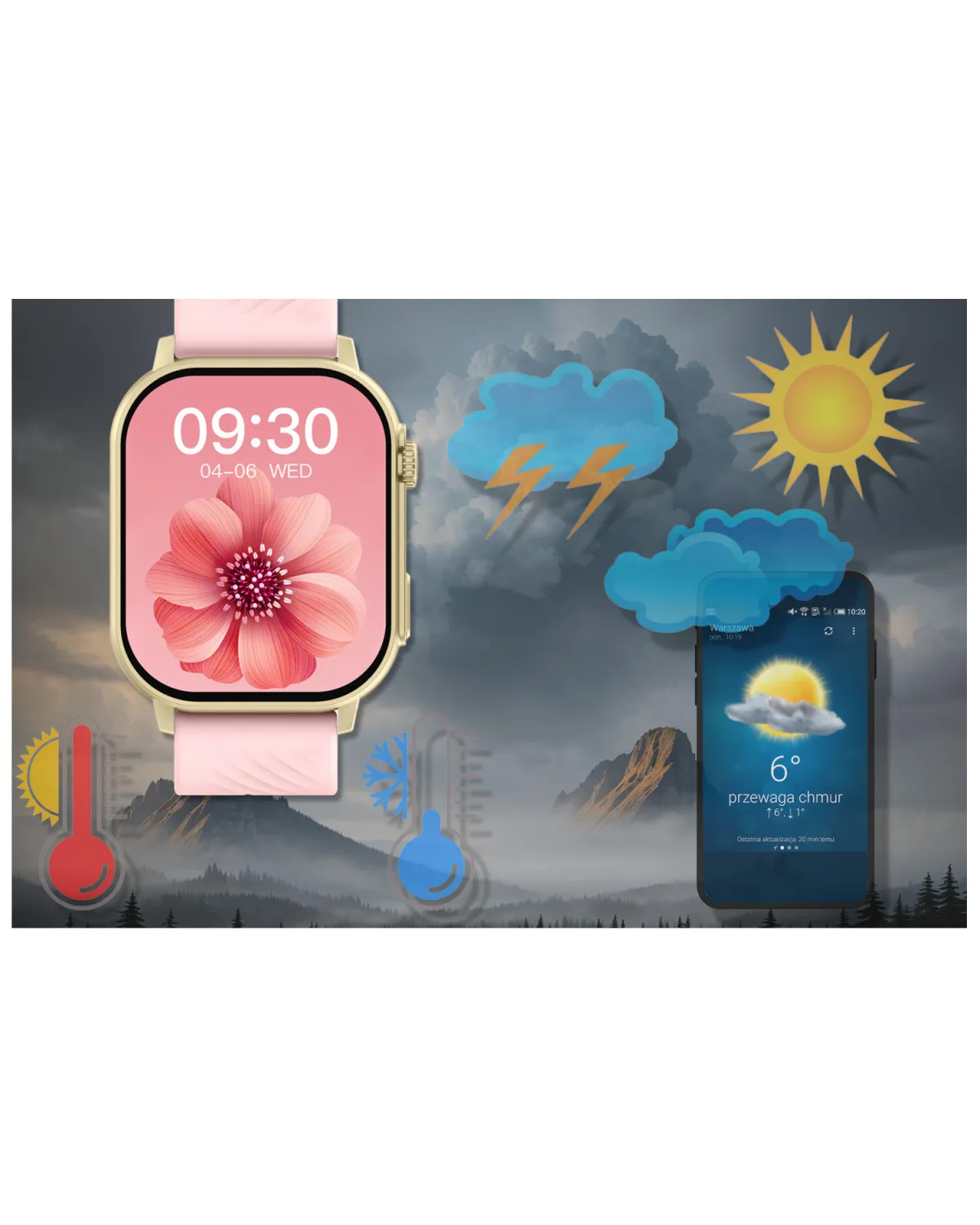 SMARTWATCH UNISEX GRAVITY GT15-7 - ROZMOWY BLUETOOTH, DODATKOWY PASEK (sg029g)