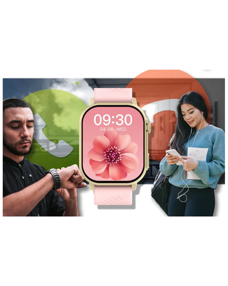 SMARTWATCH UNISEX GRAVITY GT15-7 - ROZMOWY BLUETOOTH, DODATKOWY PASEK (sg029g)