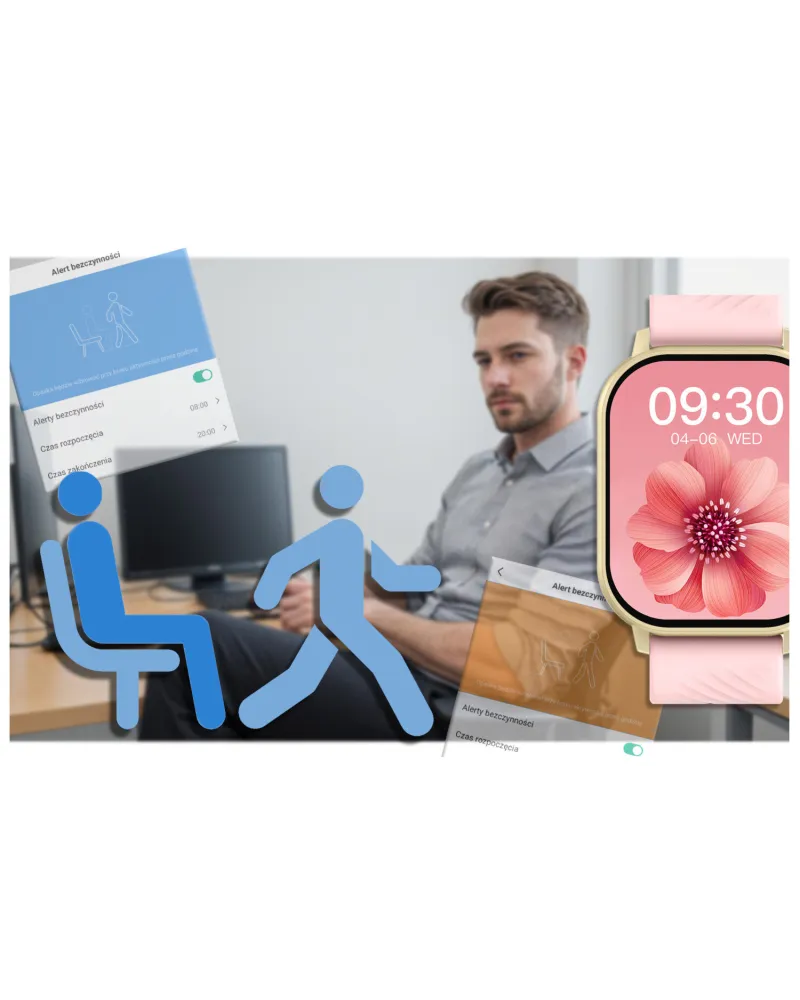 SMARTWATCH UNISEX GRAVITY GT15-7 - ROZMOWY BLUETOOTH, DODATKOWY PASEK (sg029g)