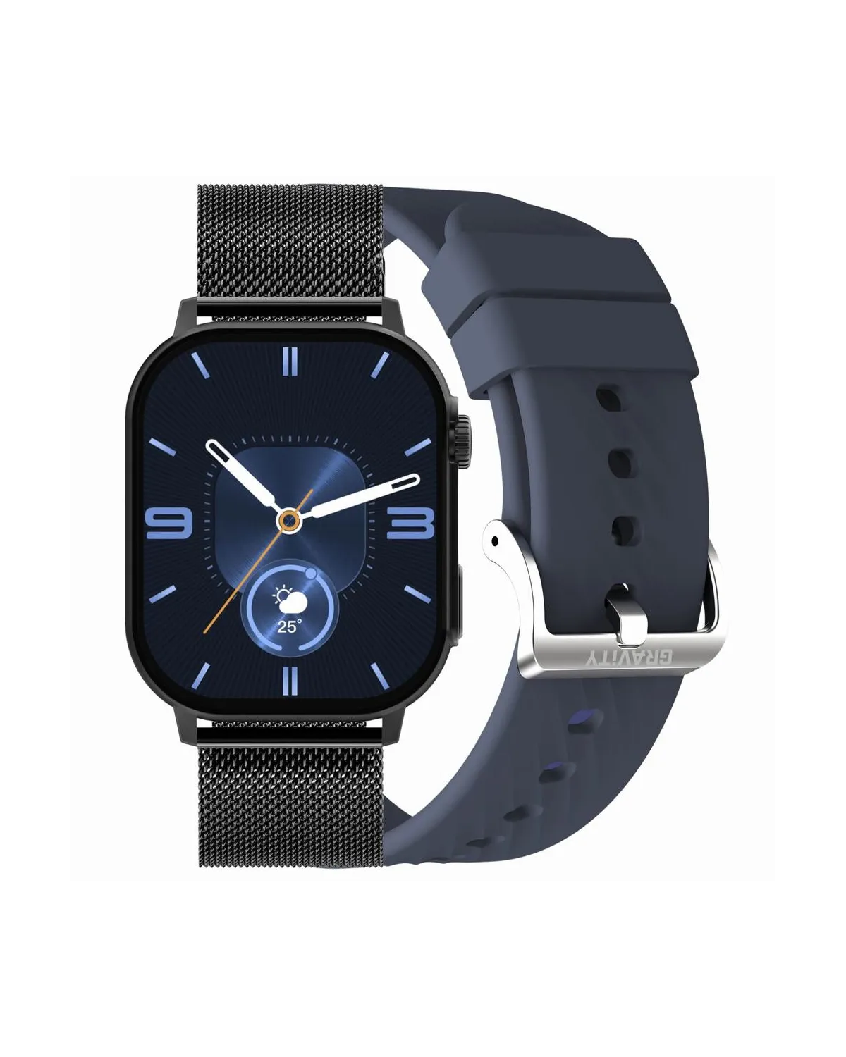 SMARTWATCH UNISEX GRAVITY GT15-12 - ROZMOWY BLUETOOTH, DODATKOWY PASEK (sg029l)