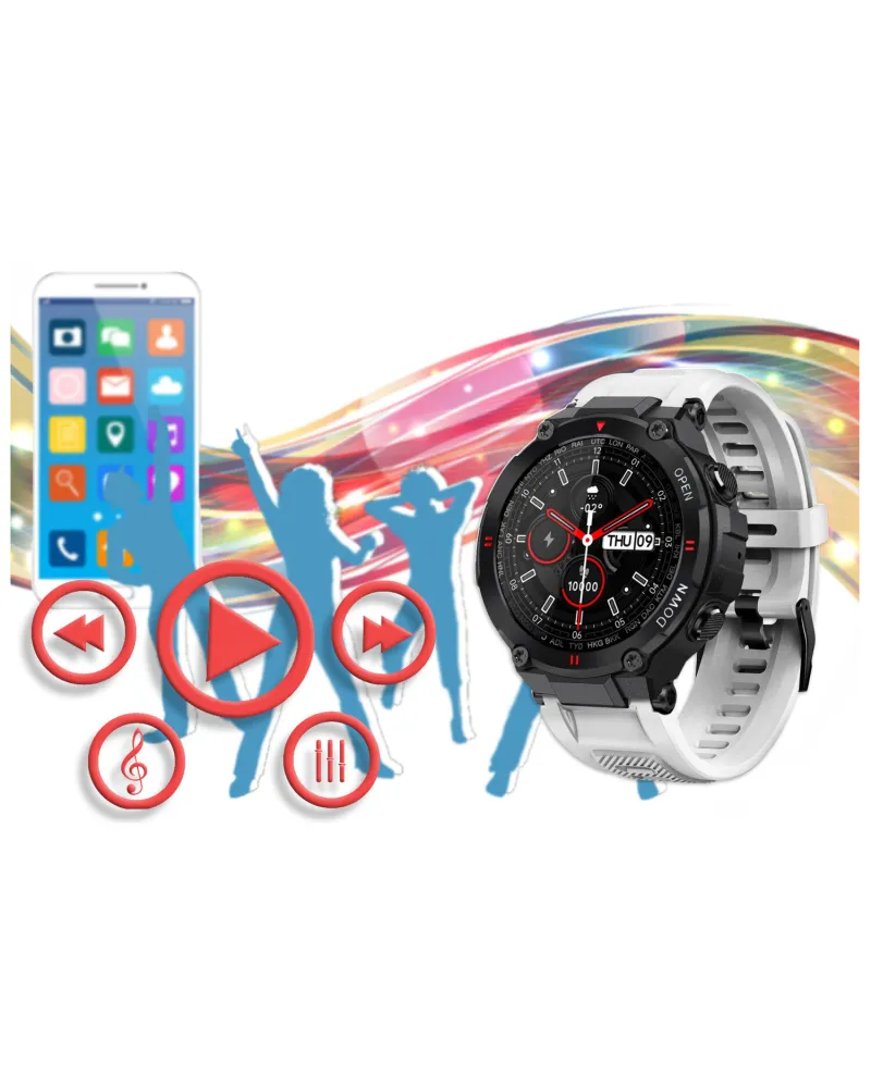 SMARTWATCH MĘSKI GRAVITY GT7-6 - WYKONYWANIE POŁĄCZEŃ (sg016f)