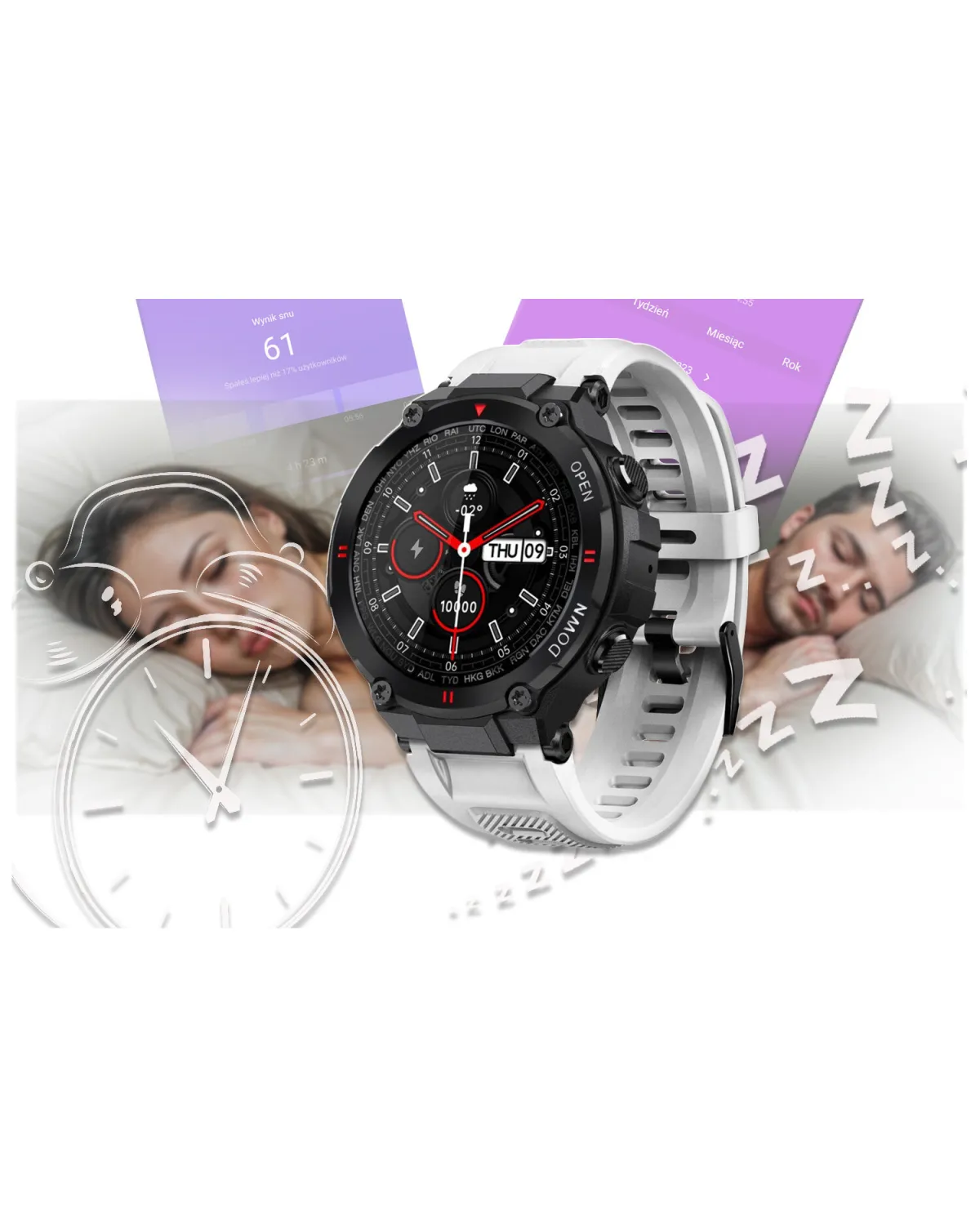SMARTWATCH MĘSKI GRAVITY GT7-6 - WYKONYWANIE POŁĄCZEŃ (sg016f)