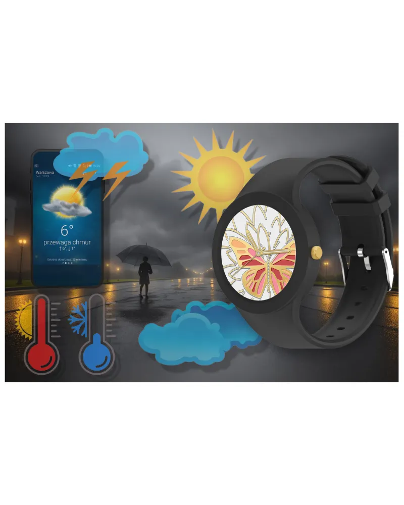 SMARTWATCH DAMSKI GRAVITY GT14-3 - ROZMOWY BLUETOOTH, WŁASNE TARCZE (sg026c)