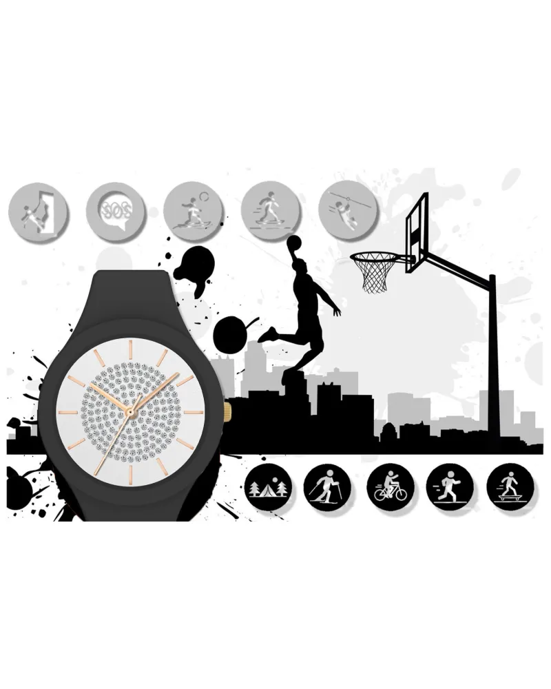 SMARTWATCH DAMSKI GRAVITY GT14-3 - ROZMOWY BLUETOOTH, WŁASNE TARCZE (sg026c)