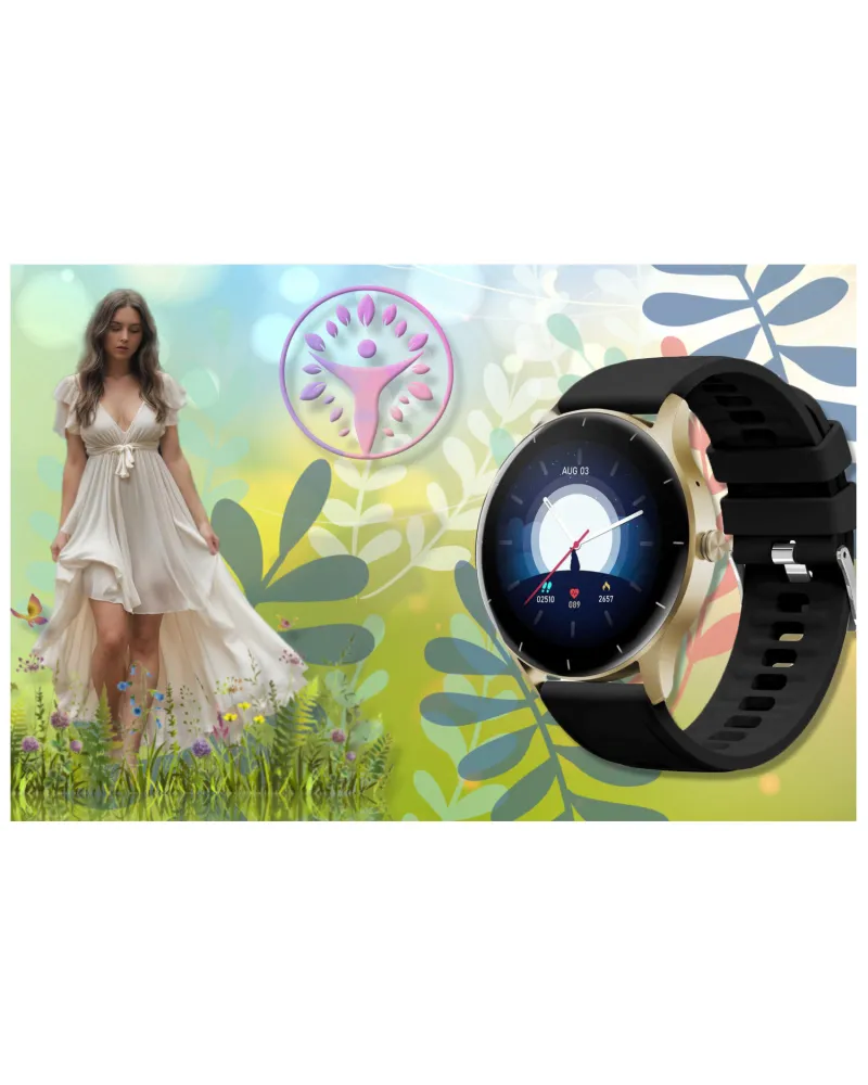 SMARTWATCH UNISEX GRAVITY GT2-3 - ROZMOWY BLUETOOTH, WŁASNE TARCZE (sg019c)