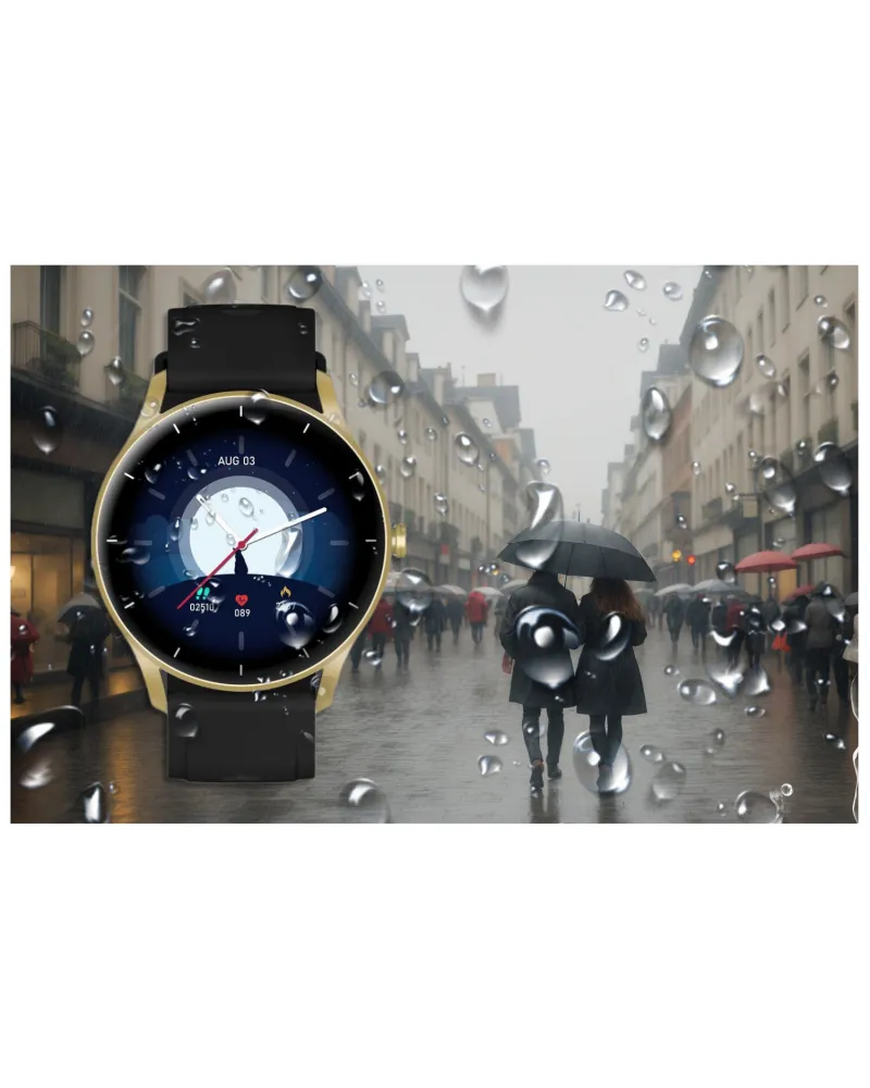 SMARTWATCH UNISEX GRAVITY GT2-3 - ROZMOWY BLUETOOTH, WŁASNE TARCZE (sg019c)