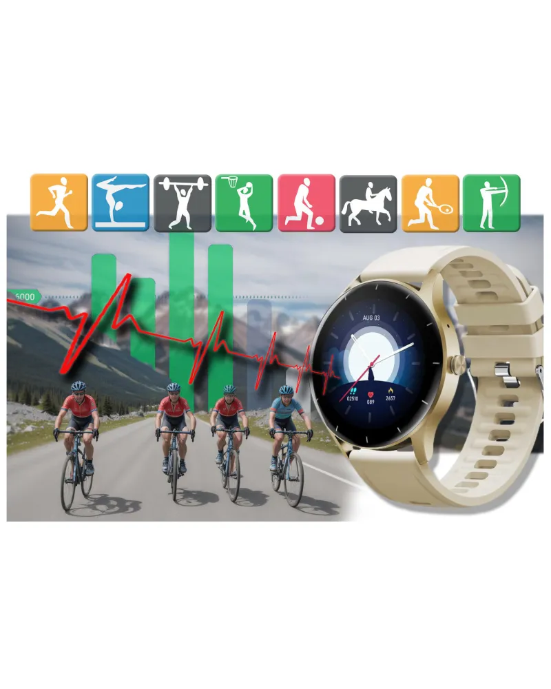 SMARTWATCH UNISEX GRAVITY GT2-4 - ROZMOWY BLUETOOTH, WŁASNE TARCZE (sg019d) SMARTWATCH UNISEX GRAVITY GT2-4 - ROZMOWY BLUETOOTH, WŁASNE TARCZE (sg019d)