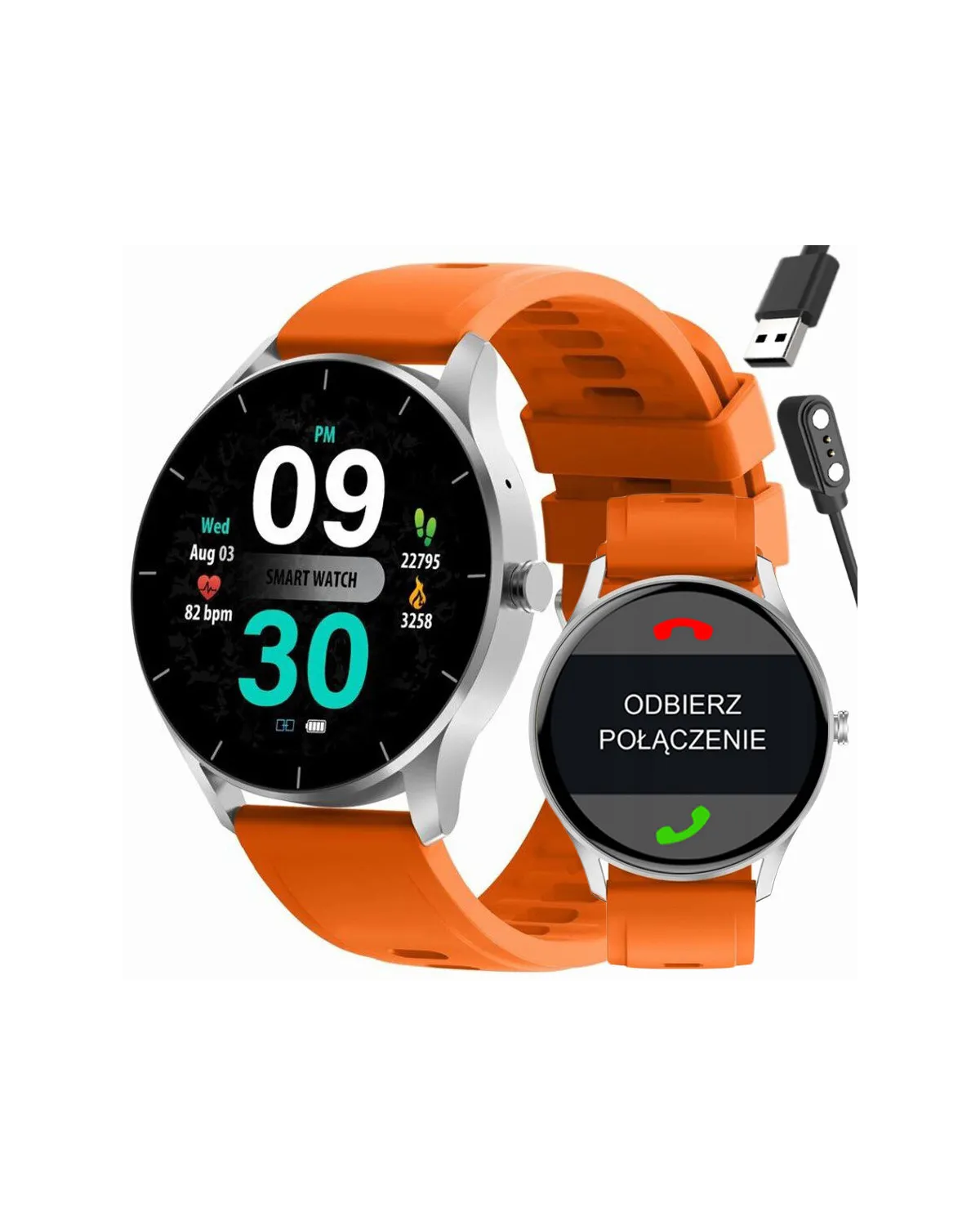 SMARTWATCH UNISEX GRAVITY GT2-8 - ROZMOWY BLUETOOTH, WŁASNE TARCZE (sg019h) SMARTWATCH UNISEX GRAVITY GT2-8 - ROZMOWY BLUETOOTH, WŁASNE TARCZE (sg019h)